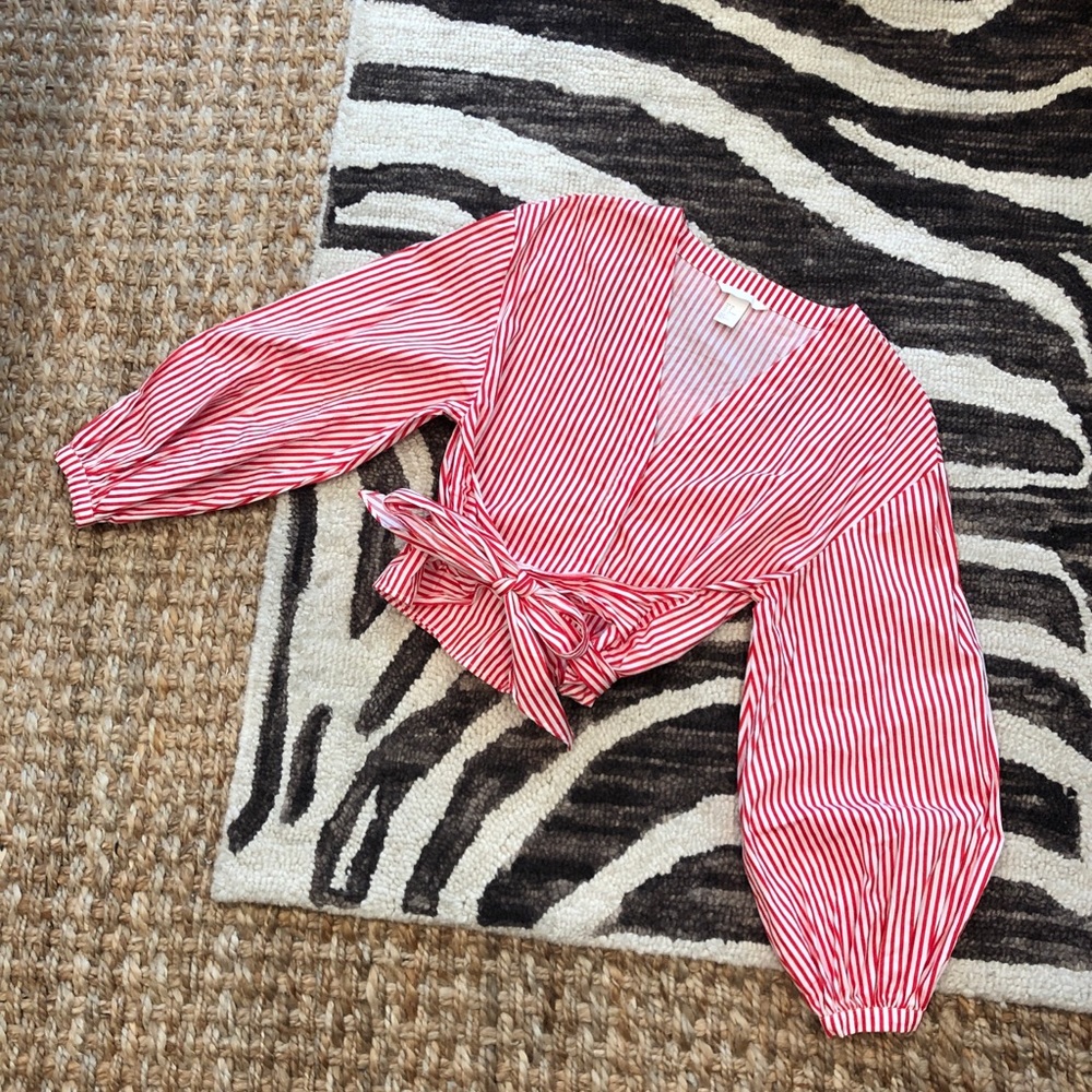 H&M Striped Blouse